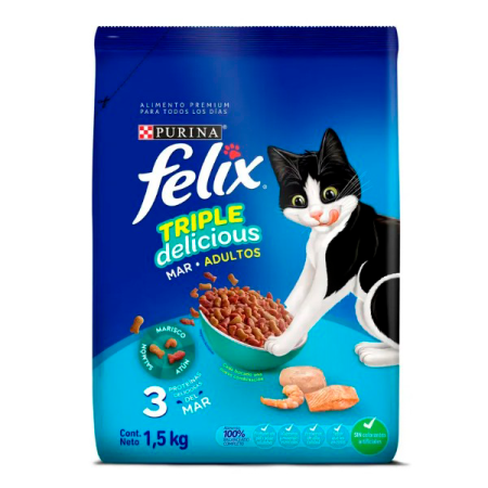Felix Gatos Adultos TripleDelicious