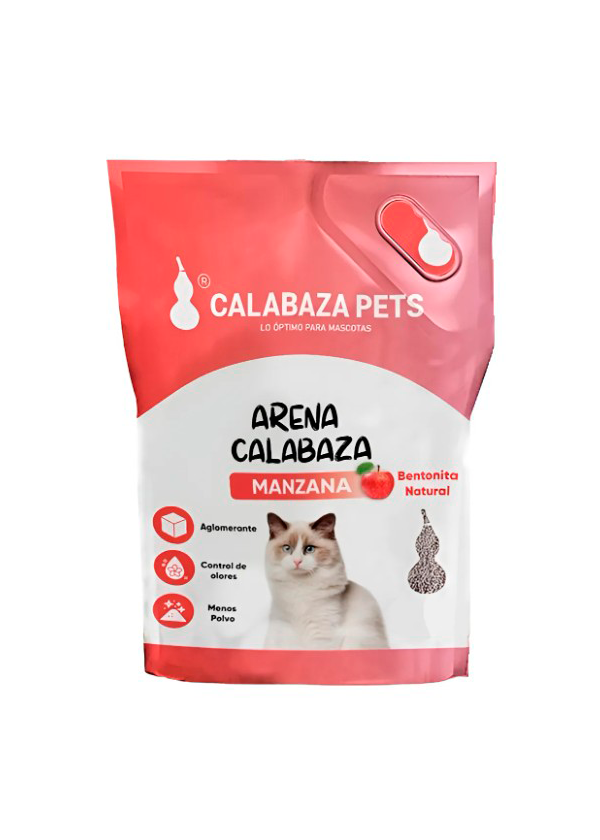 Arena Calabaza Para Gato Aroma Manzana