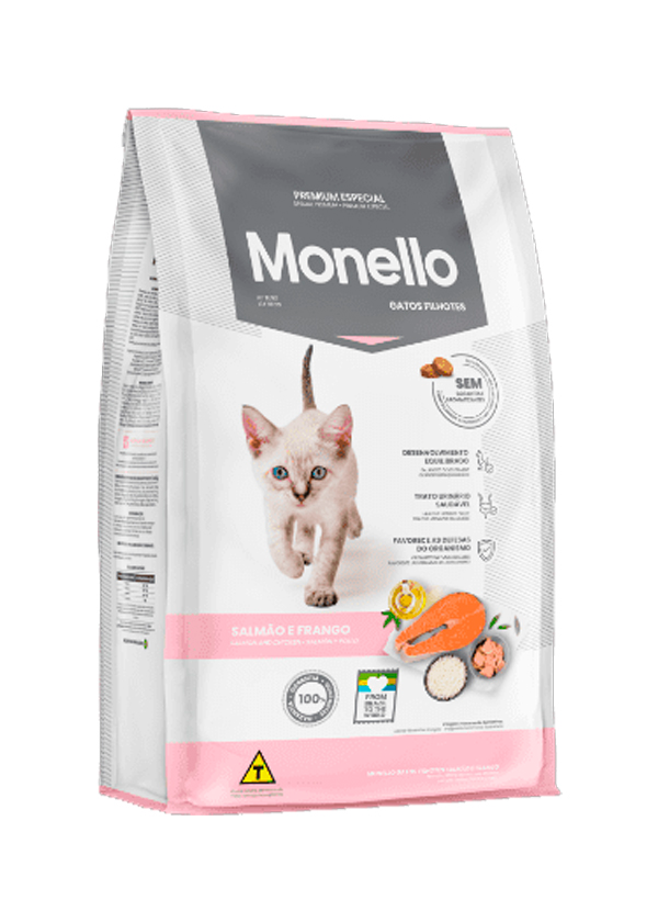 Monello Gatitos Salmón y Pollo